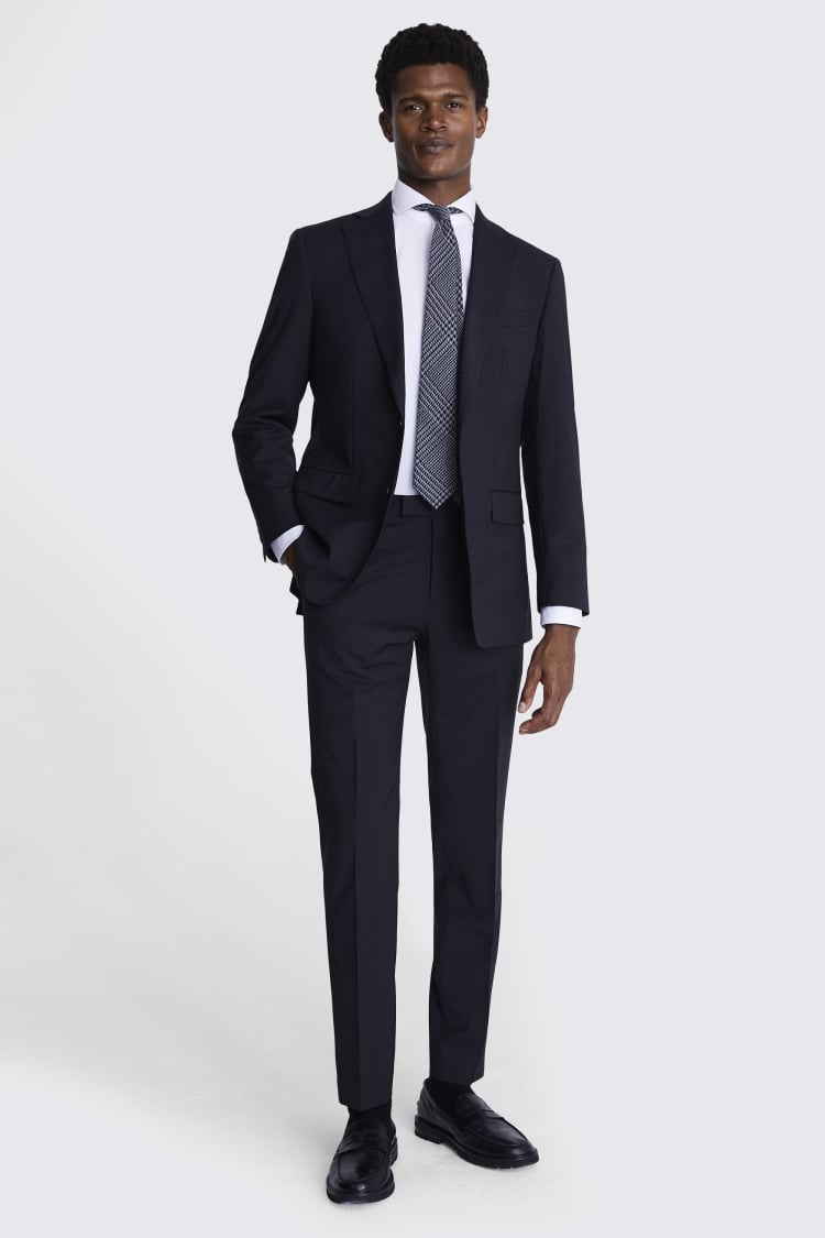 Tailored Fit Charcoal Performance Suit