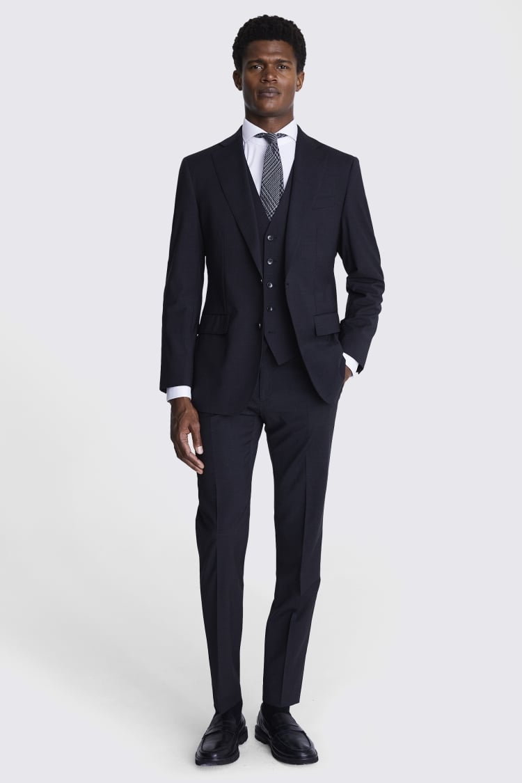 Tailored Fit Charcoal Performance Suit