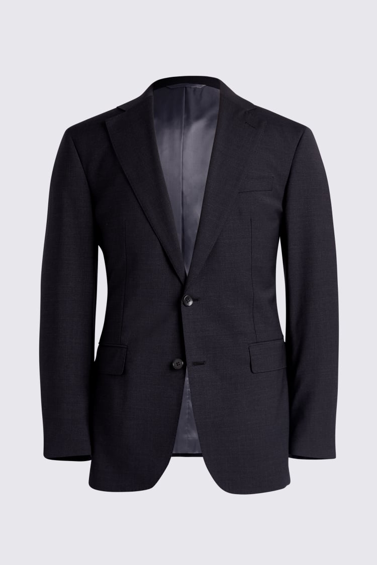 Tailored Fit Charcoal Performance Jacket