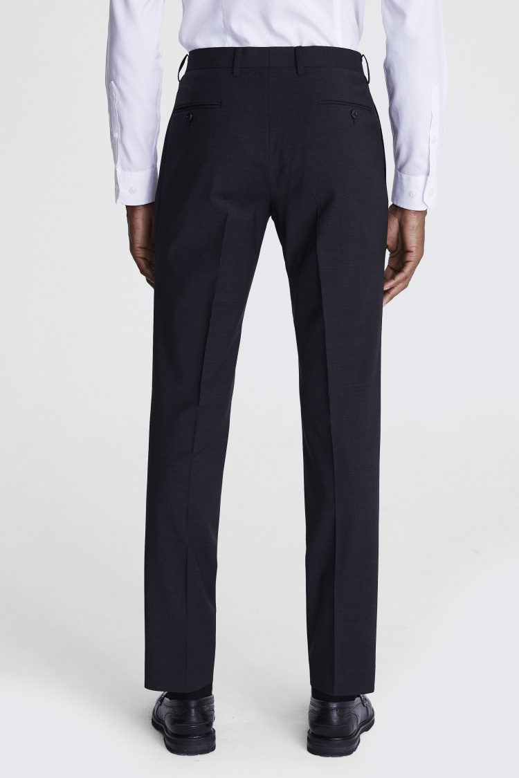 Tailored Fit Charcoal Performance Trousers 