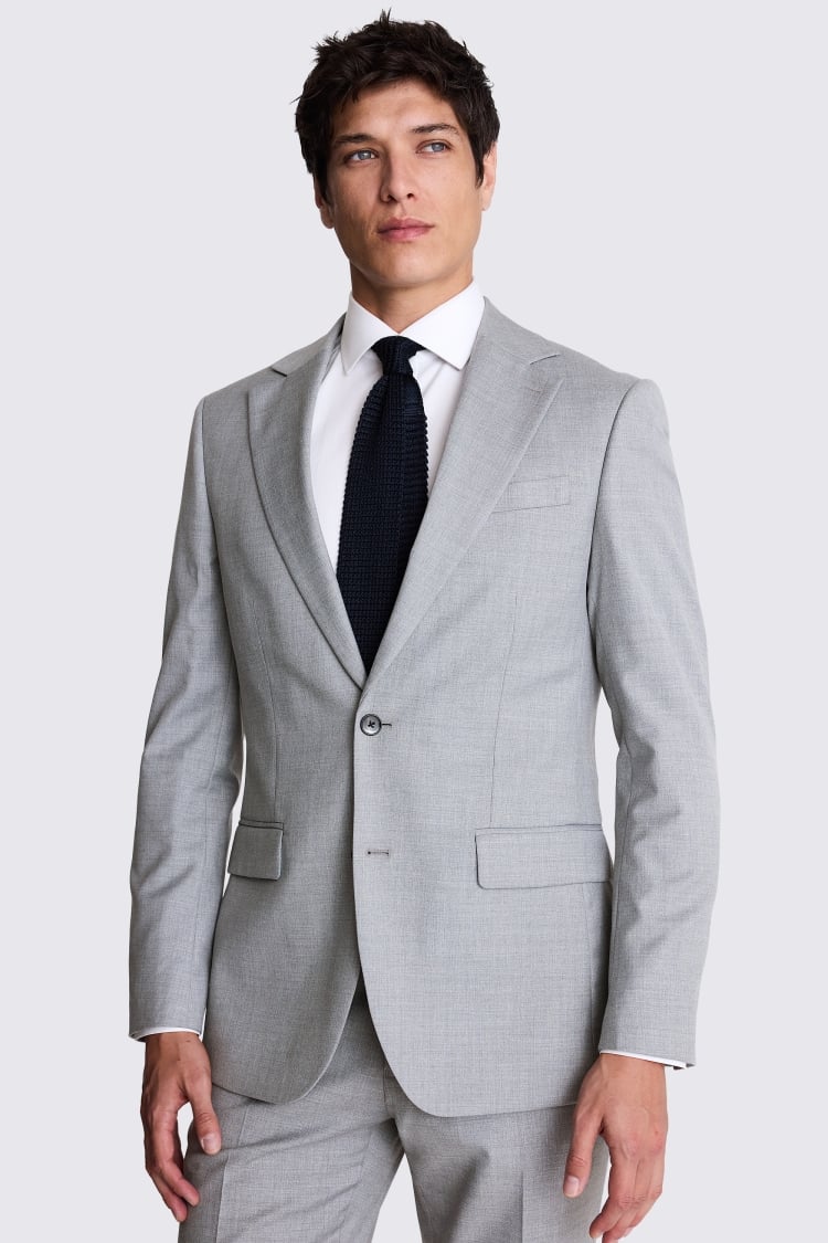 Gray shop coat suit