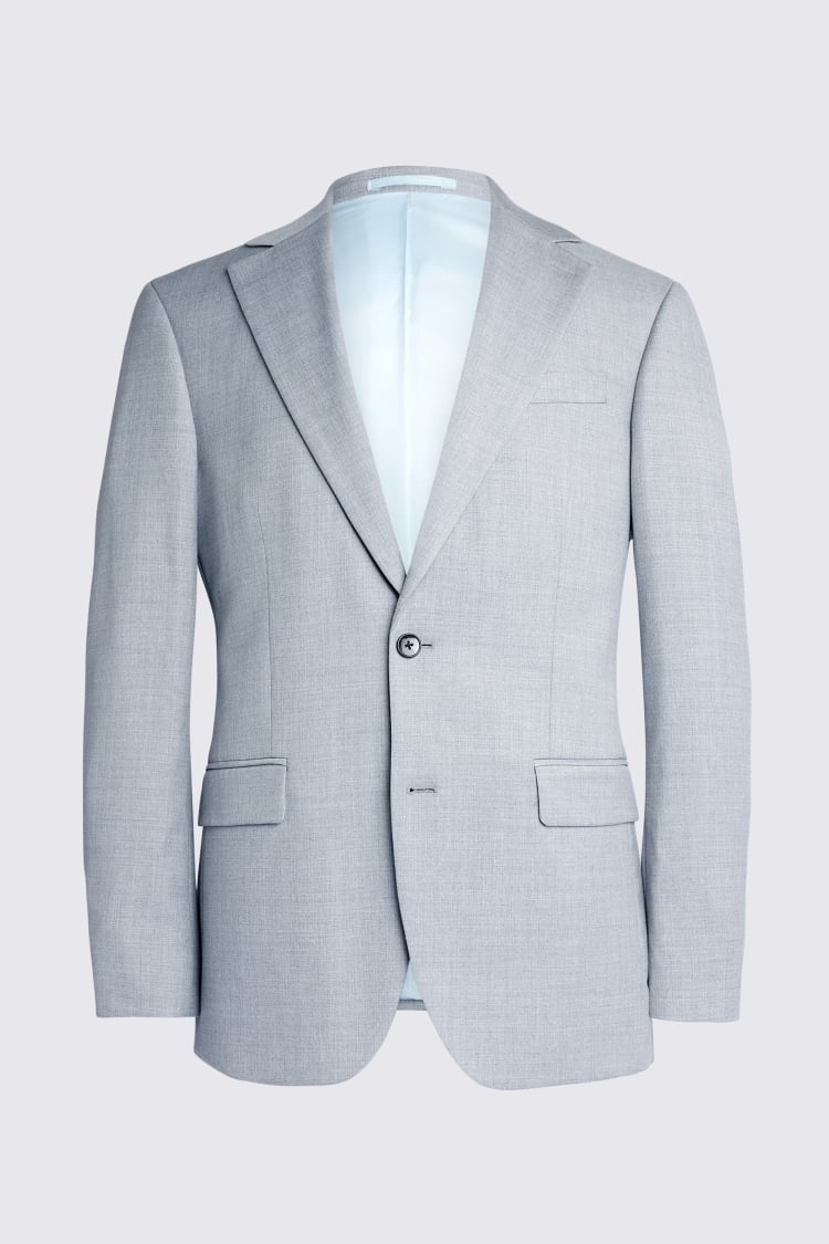 Tailored Fit Grey Stretch Suit