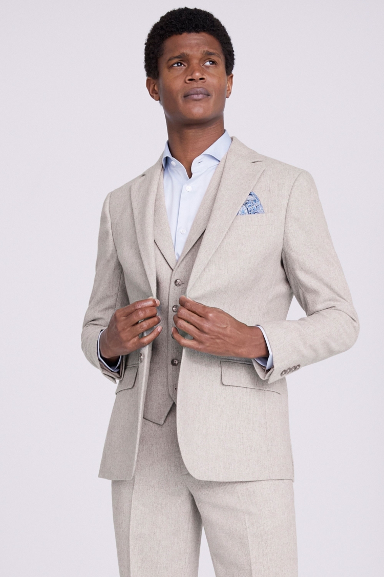 Raphael Men's Slim Fit Light Gray Wool-touch Two Button 2 Piece Suit | The  Suit Depot