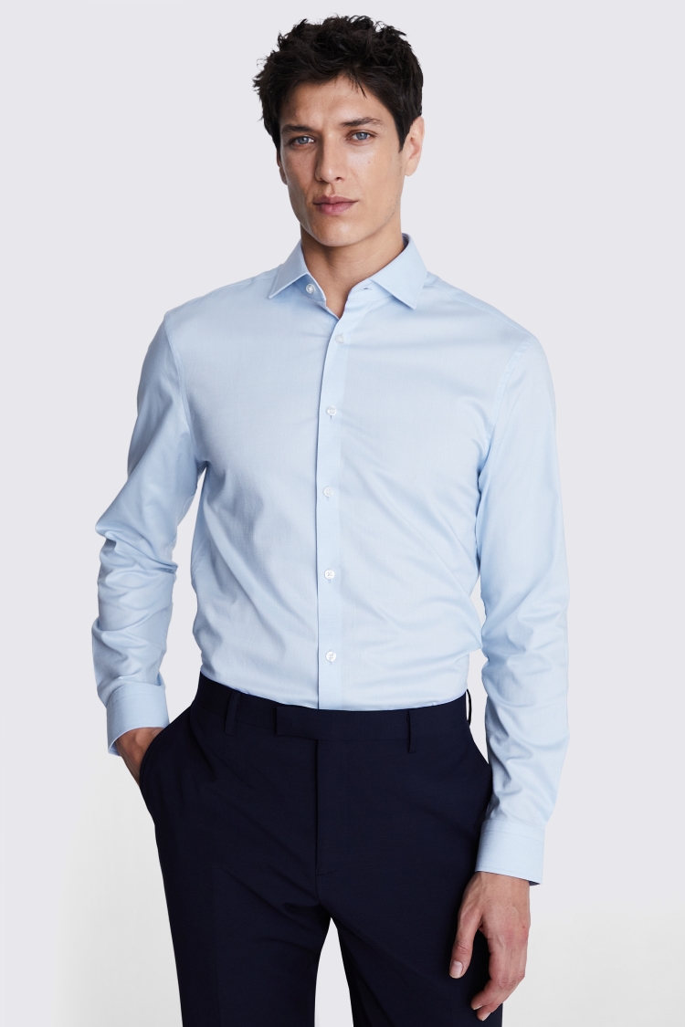 Stretch shirt Slim Fit - White - Men