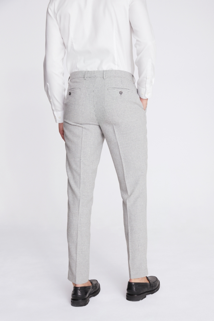 Charcoal Houndstooth Trousers 