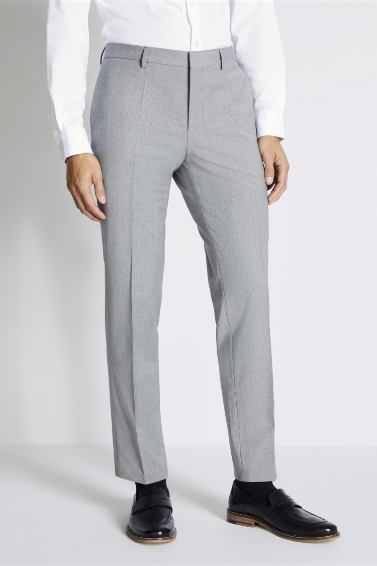 Slim Fit Light Grey Trouser