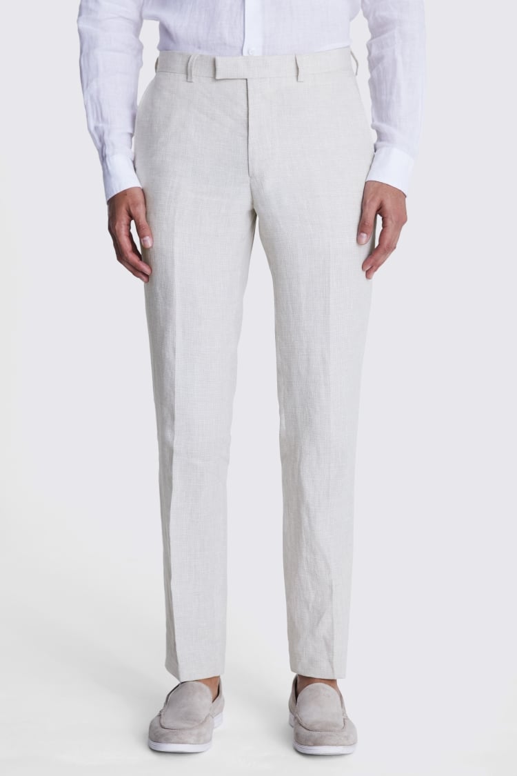 Reiss Kin Slim Fit Linen Trousers - REISS