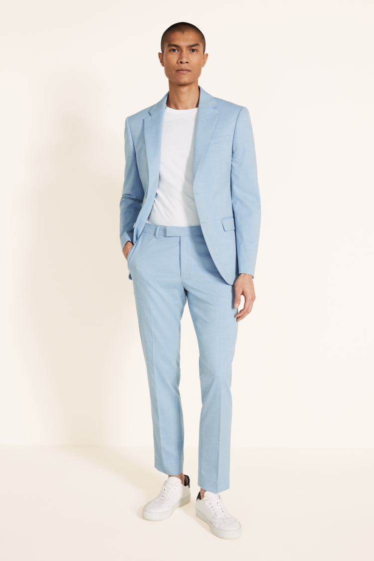 Slim Fit Summer Blue Jacket | Buy Online at Moss