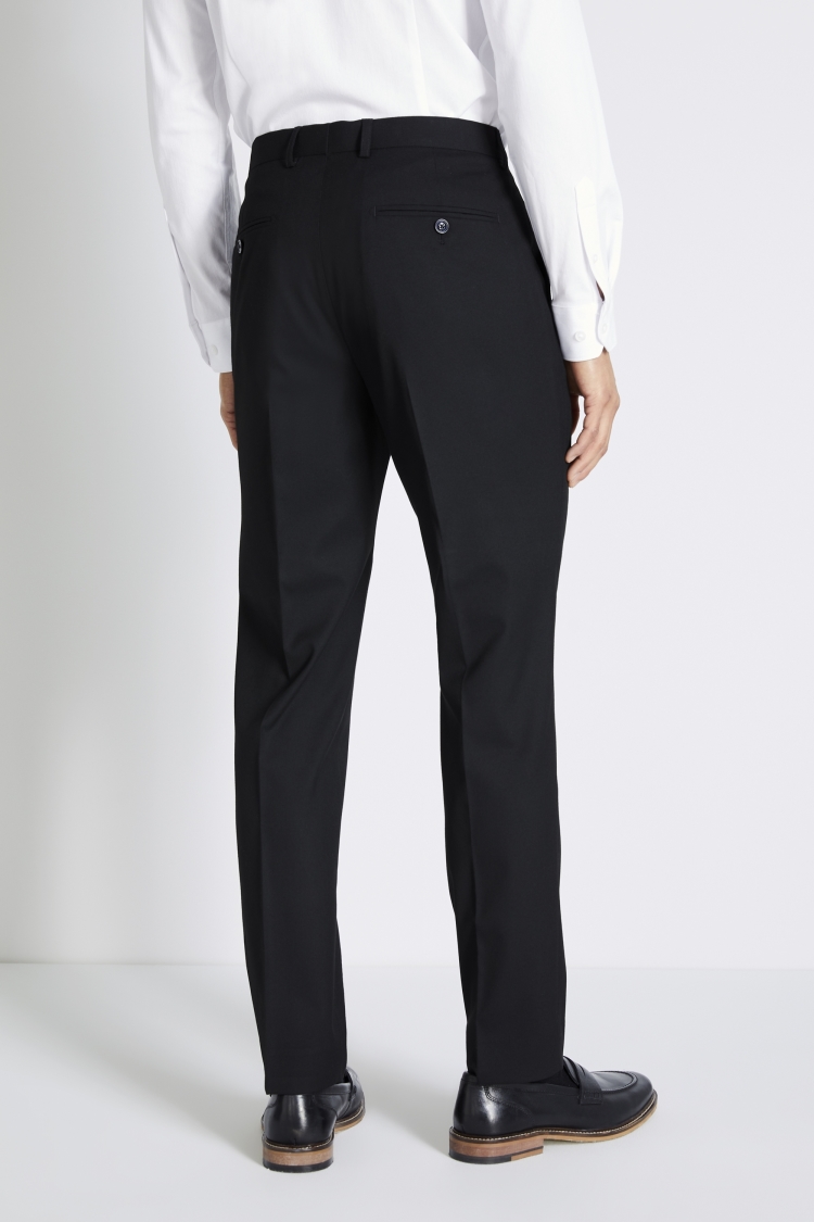 Slim Fit Black Trousers
