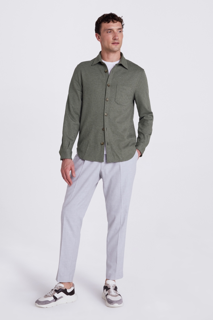 Sage Knit Overshirt | Buy Online at Moss