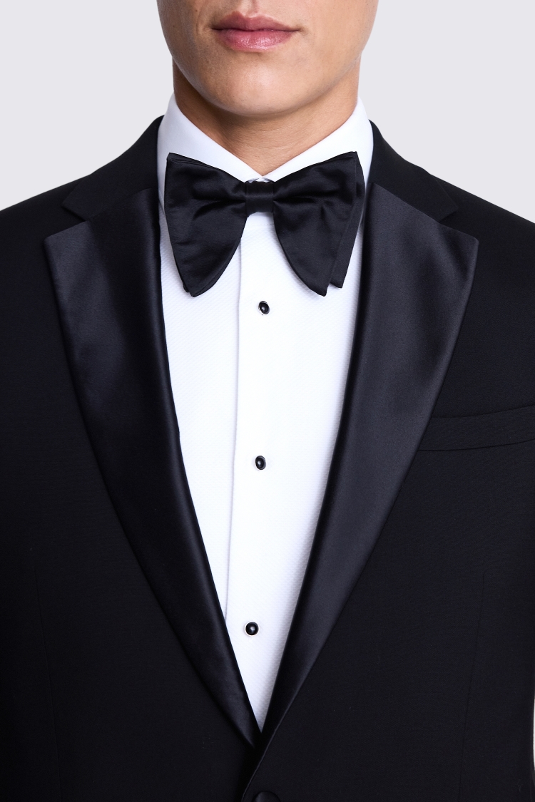 Slim Fit Black Notch Lapel Tuxedo Jacket | Buy Online at Moss