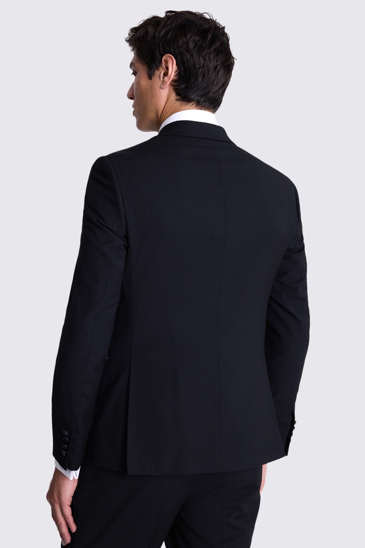 Slim Fit Black Notch Lapel Tuxedo