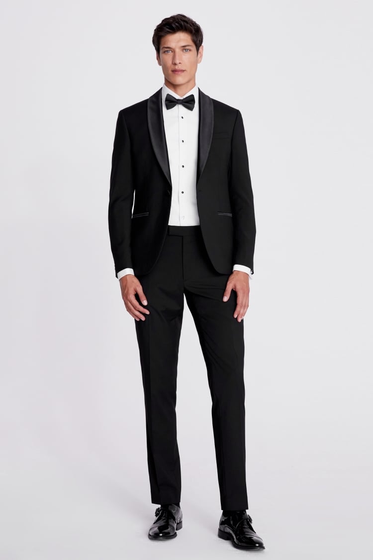 Moss bros tuxedo shirt sale