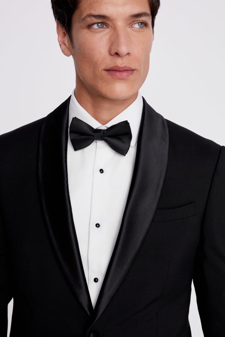 Slim Fit Black Shawl Lapel Tuxedo