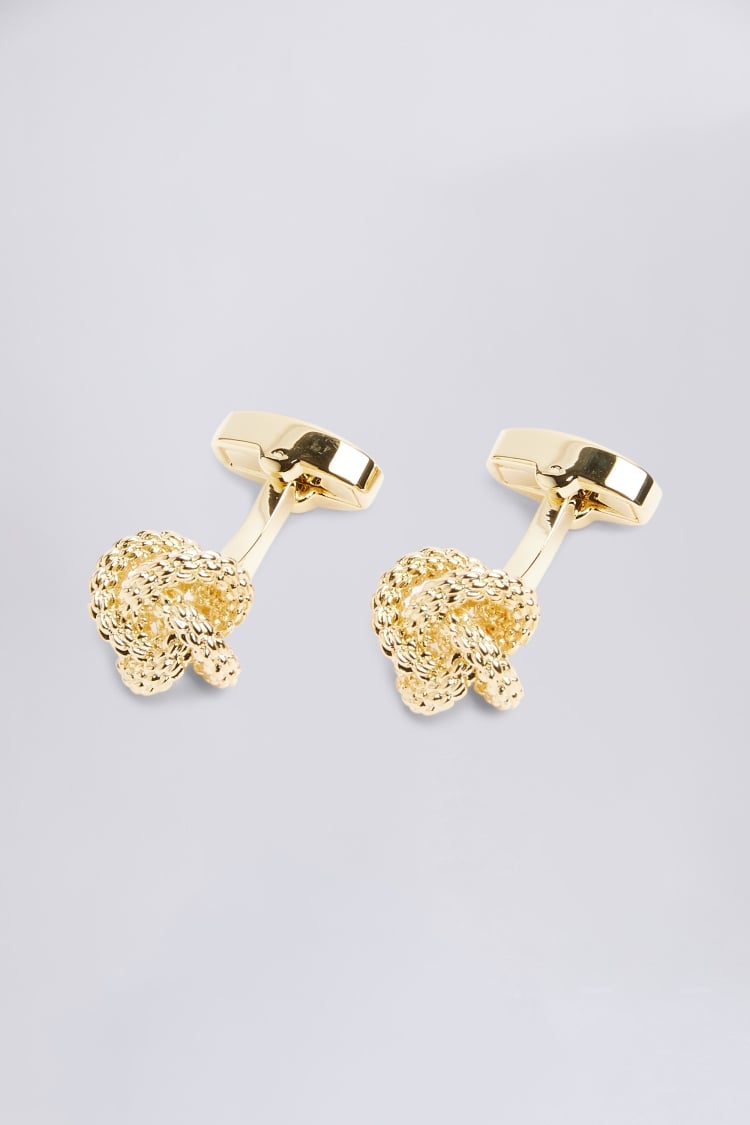 Fancy Gold Knot Cufflinks