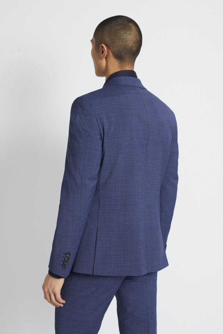 DKNY Slim Fit Bright Blue Jacket