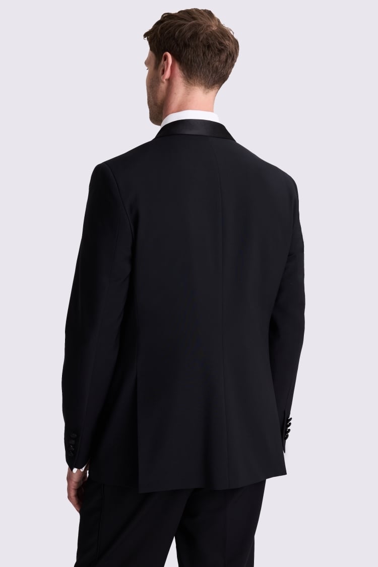 Regular Fit Black Notch Lapel Tuxedo