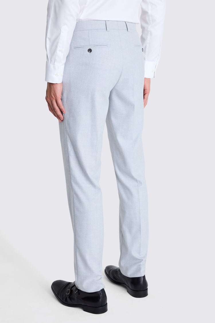 Tailored Fit Light Grey Flannel Pants