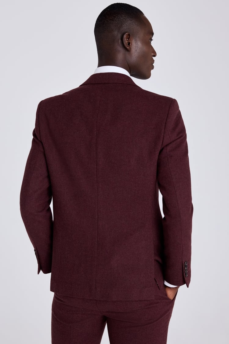 Burgundy tweed outlet waistcoat