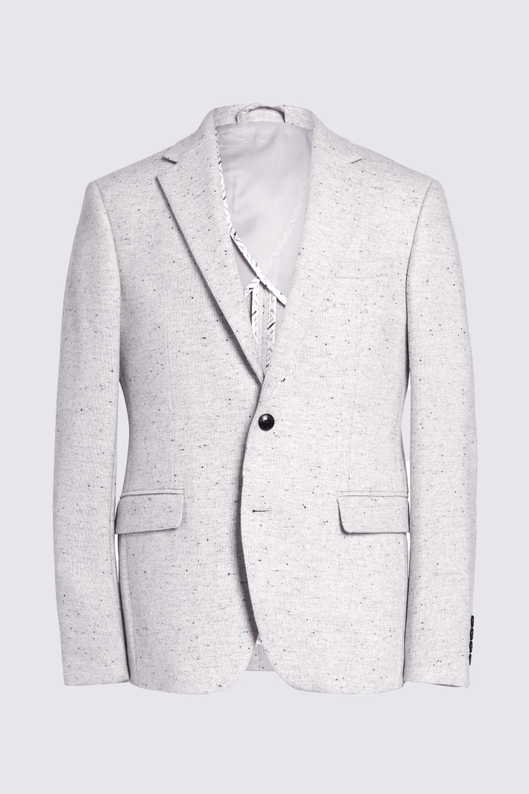 Slim Fit Grey Donegal Tweed Suit