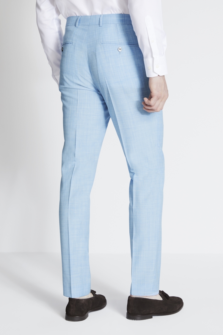 Slim Fit Suit trousers - Light blue marl - Kids