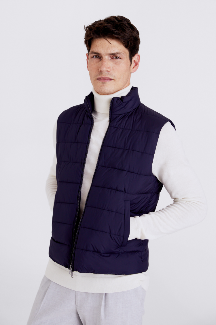 Navy Gilet 