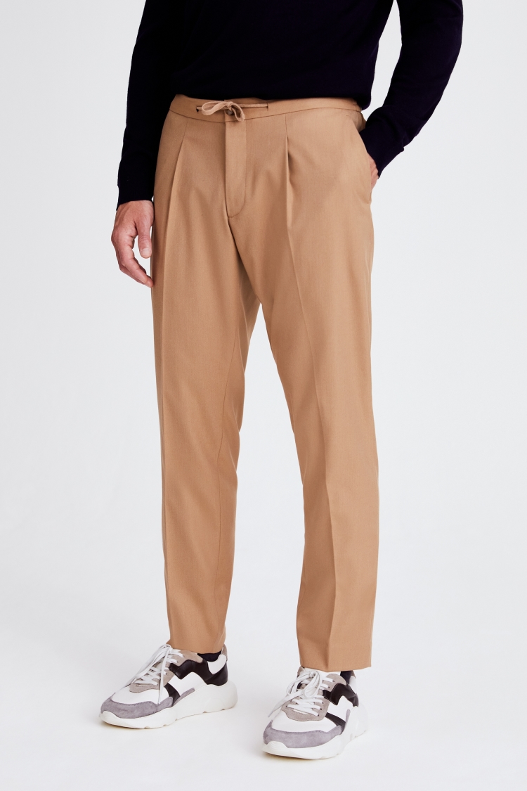 Brown drawstring trousers - men - BRIGLIA 1949 - divincenzoboutique.com