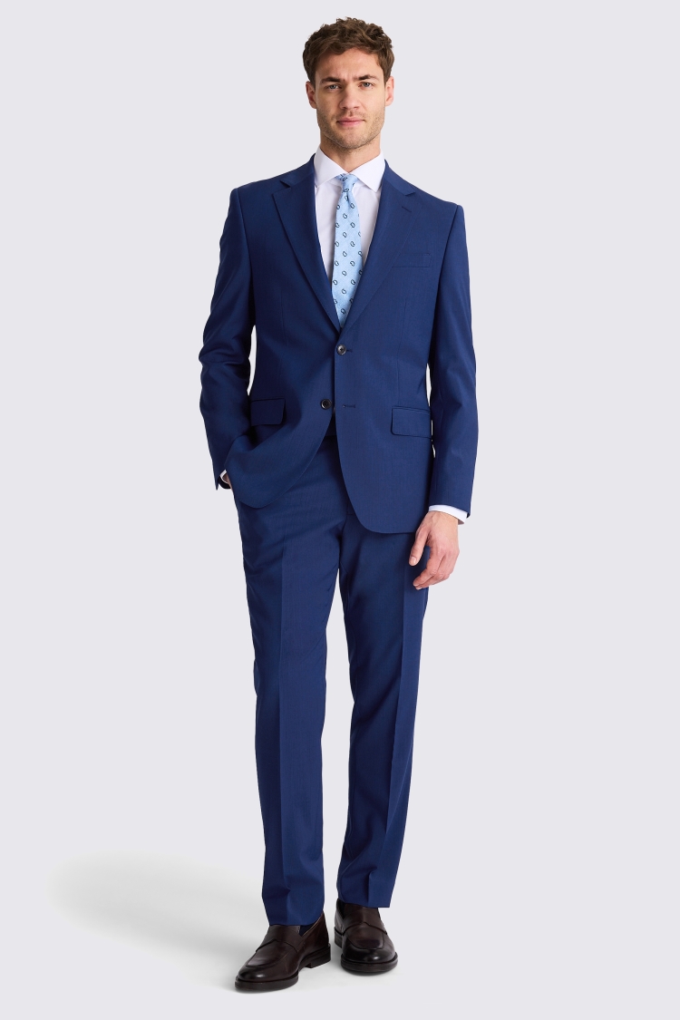 Tailored Fit Royal Blue Performance Suit