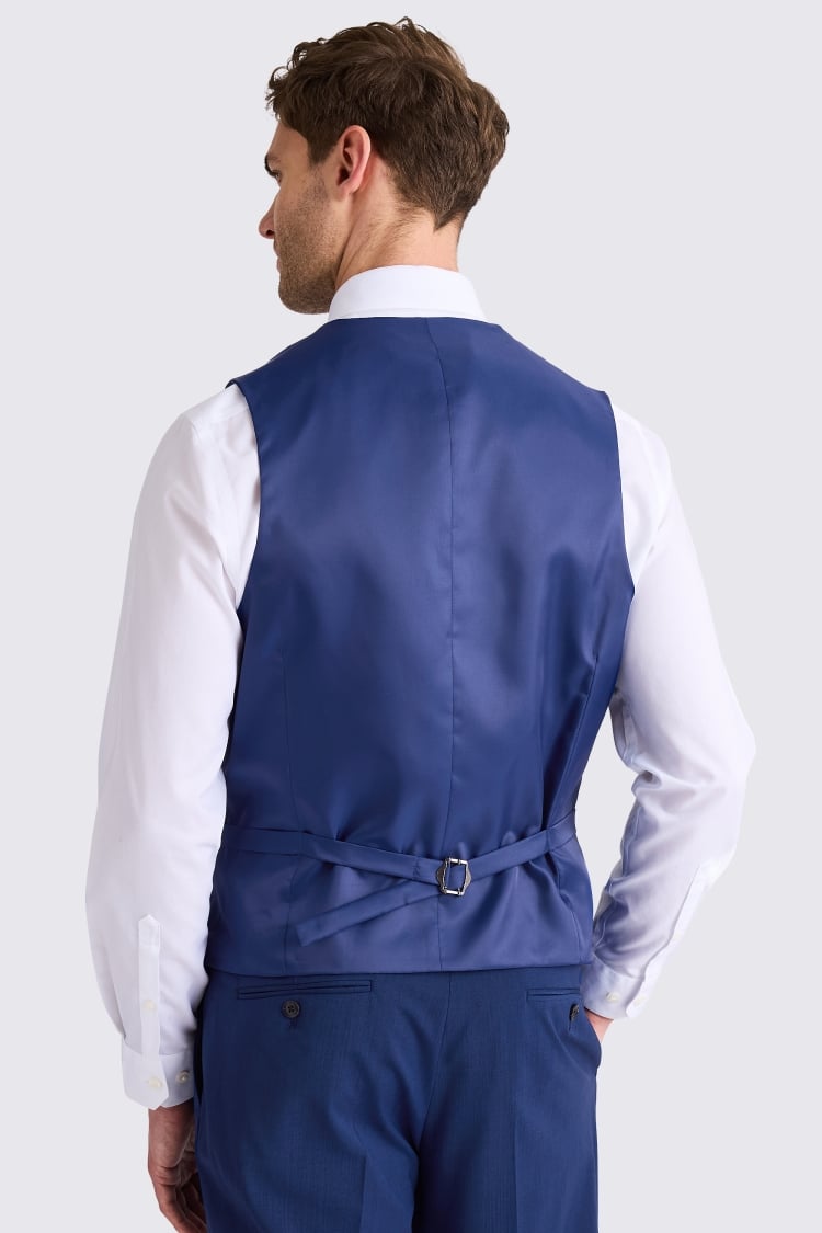 Tailored Fit Royal Blue Waistcoat