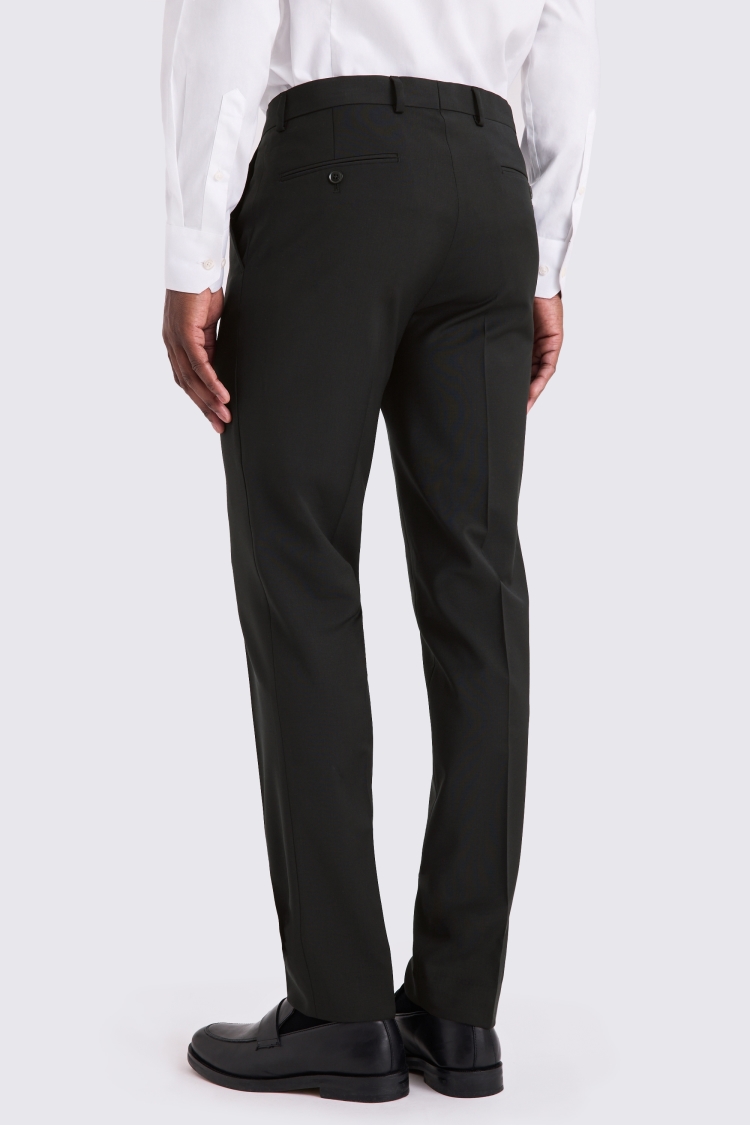 Tailored Fit Black Performance Trousers | Buy Online at Moss