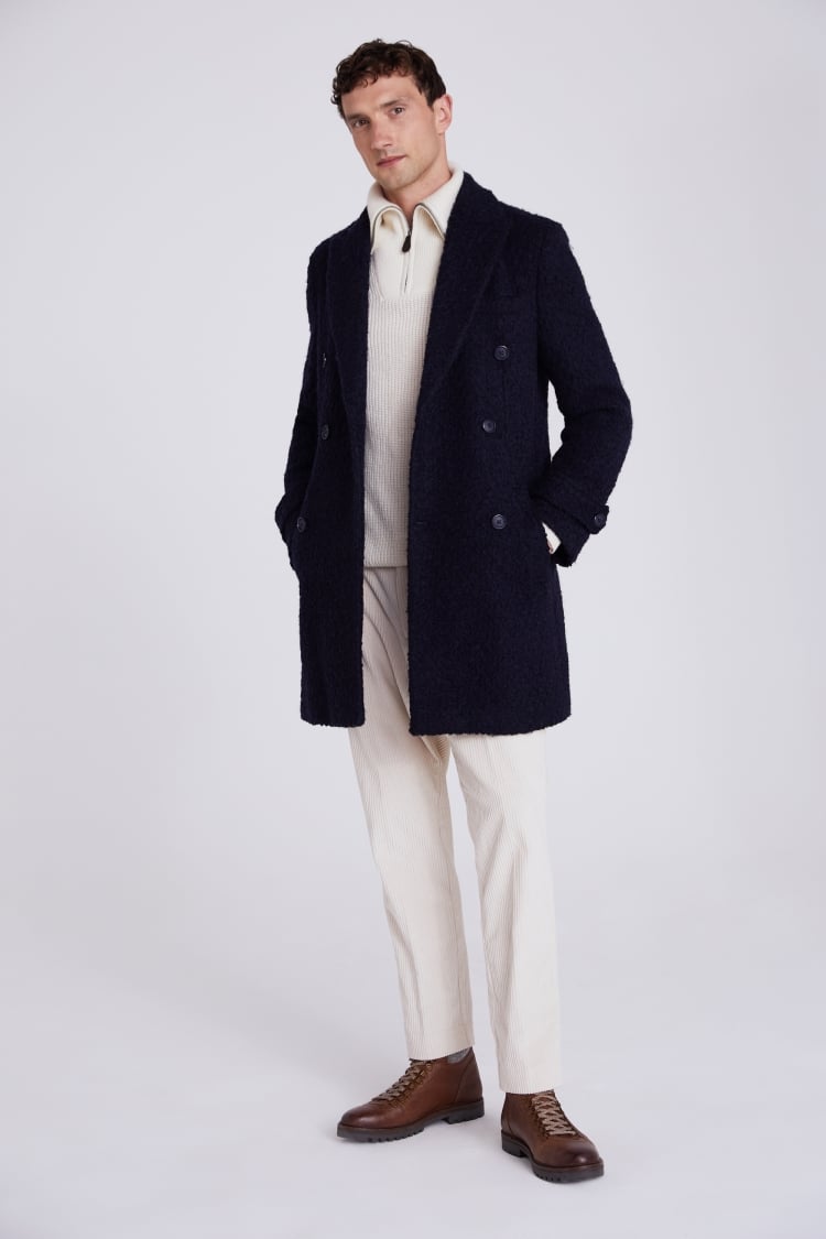 moss bros wool coat