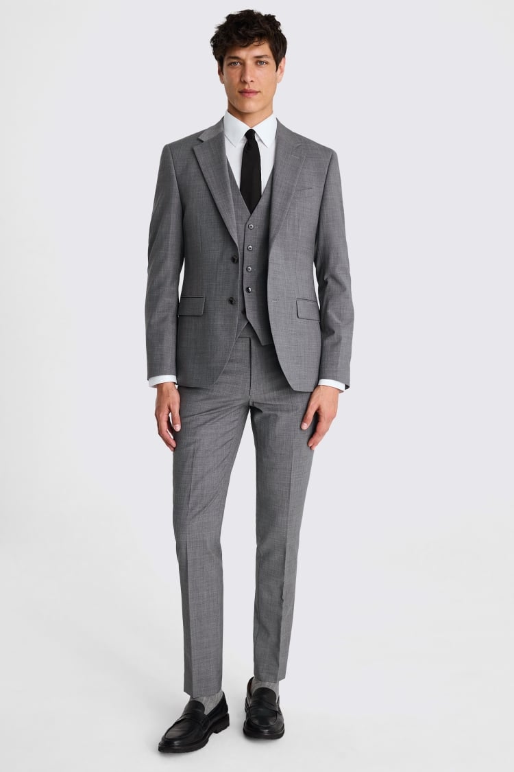 DKNY Slim Fit Grey Performance Suit