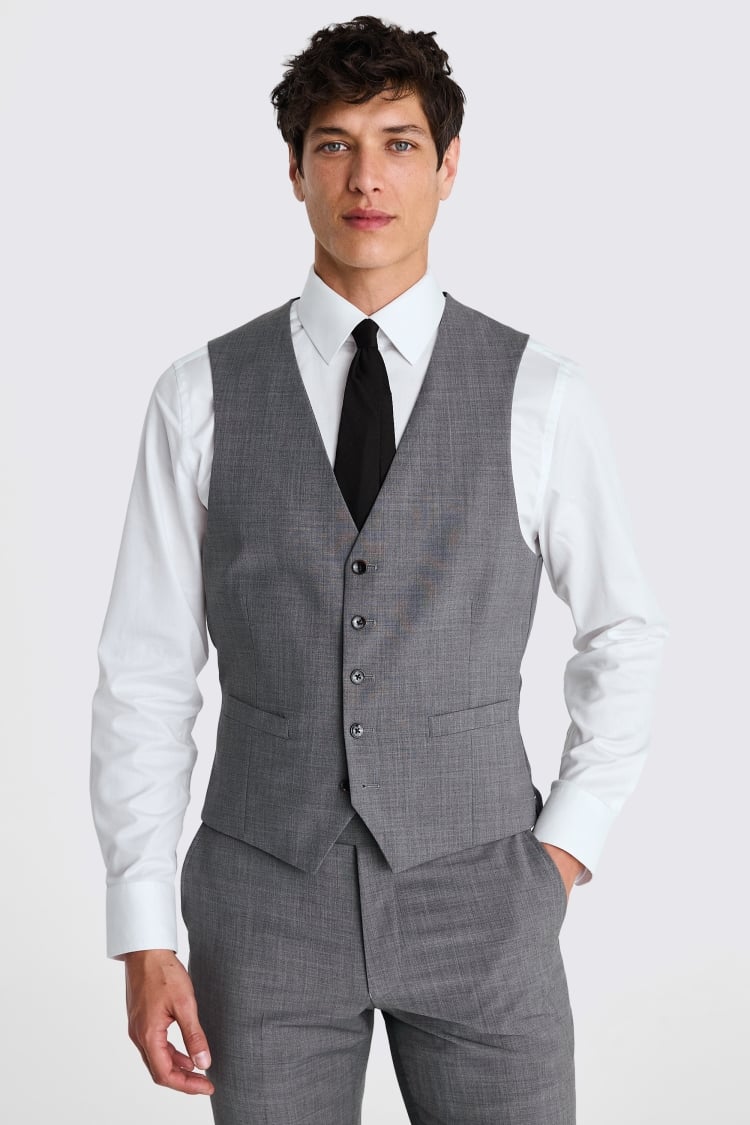 DKNY Slim Fit Grey Performance Suit