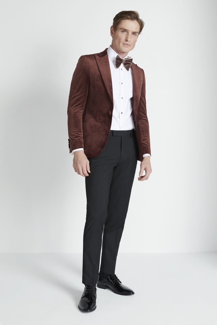 Moss bros outlet velvet dinner jacket