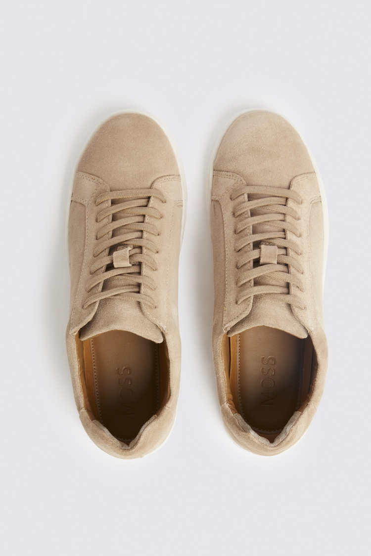 Camel Suede Trainers