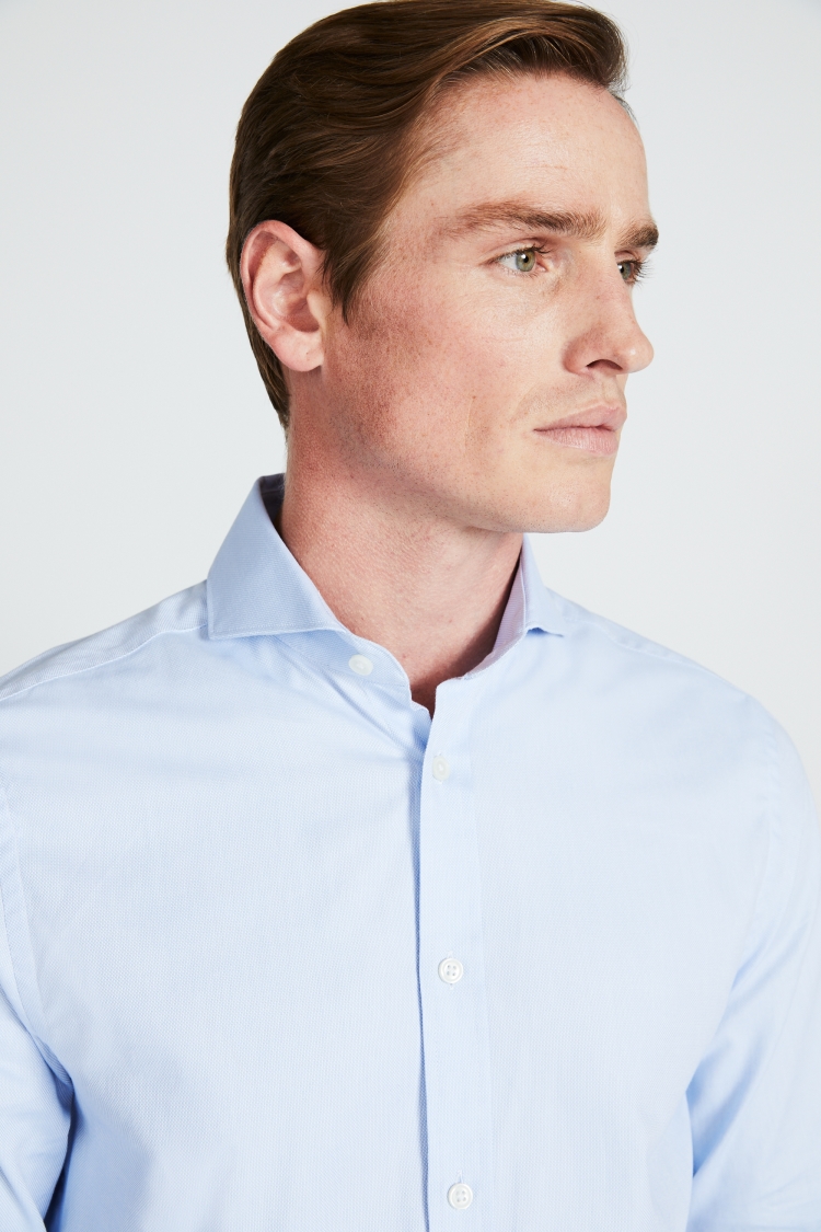 Tailored Fit Sky Oxford Shirt