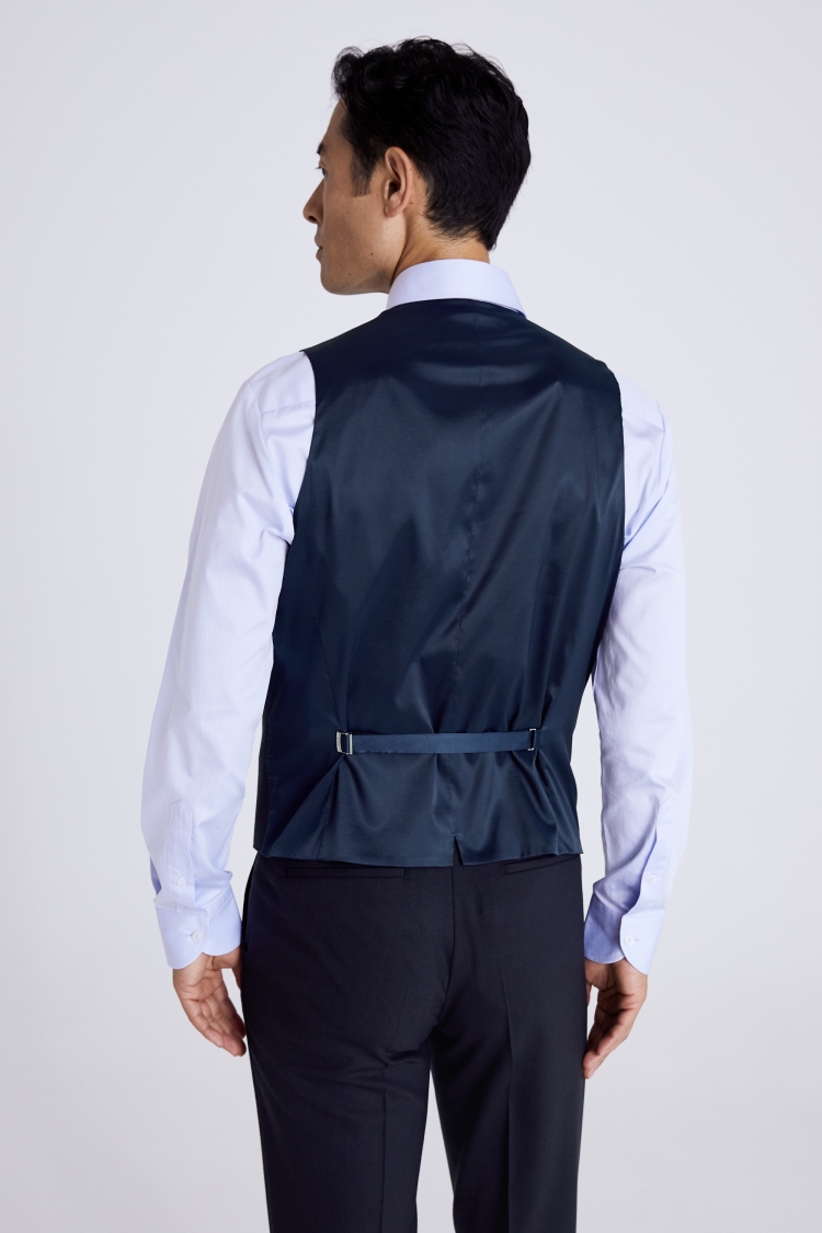 Slim Fit Navy Waistcoat