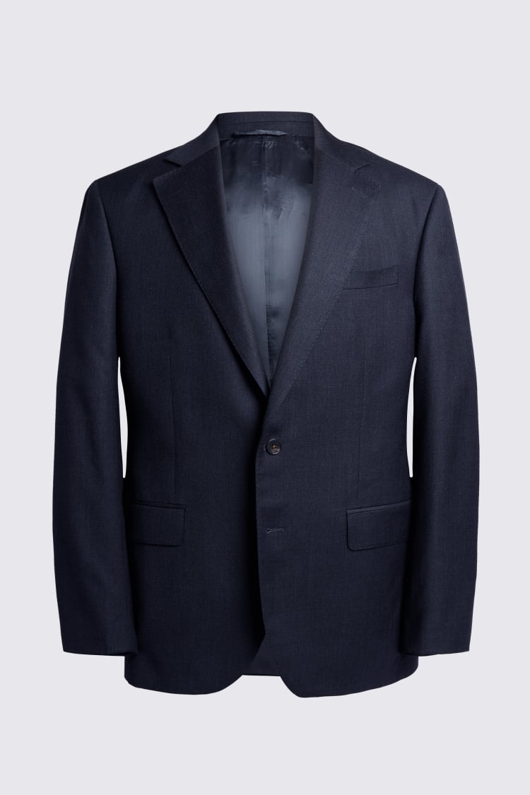 Regular Fit Charcoal Twill Suit