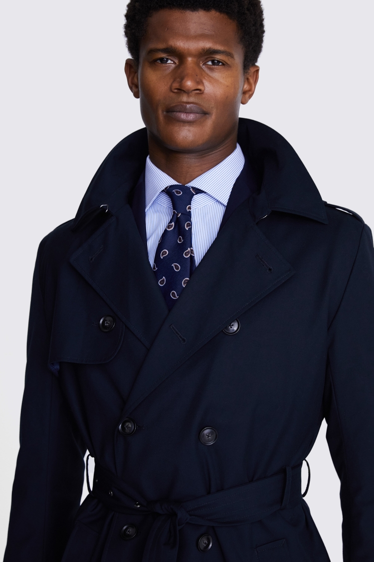 Navy Trench Coat