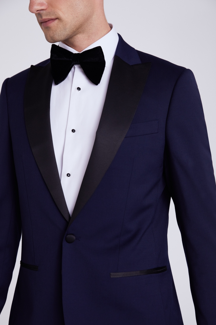 Tailored Fit Navy Twill Tuxedo