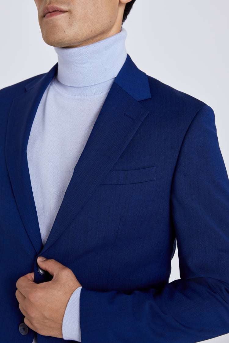 DKNY Slim Fit Bright Blue Suit