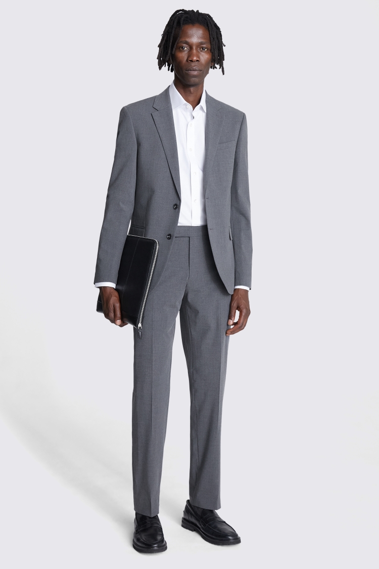 Slim Fit Grey Suit