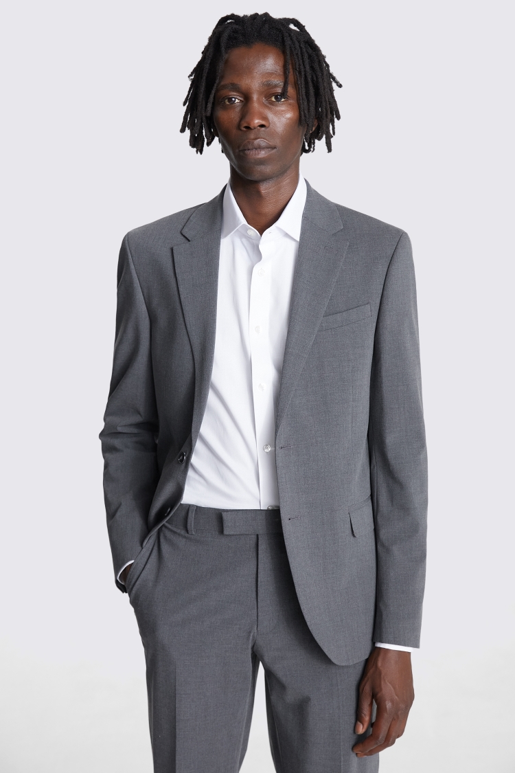 Slim Fit Grey Jacket | Buy Online at Moss