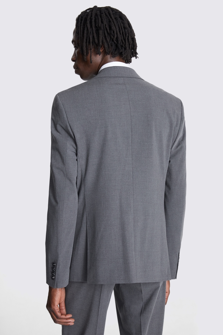 Slim Fit Grey Jacket