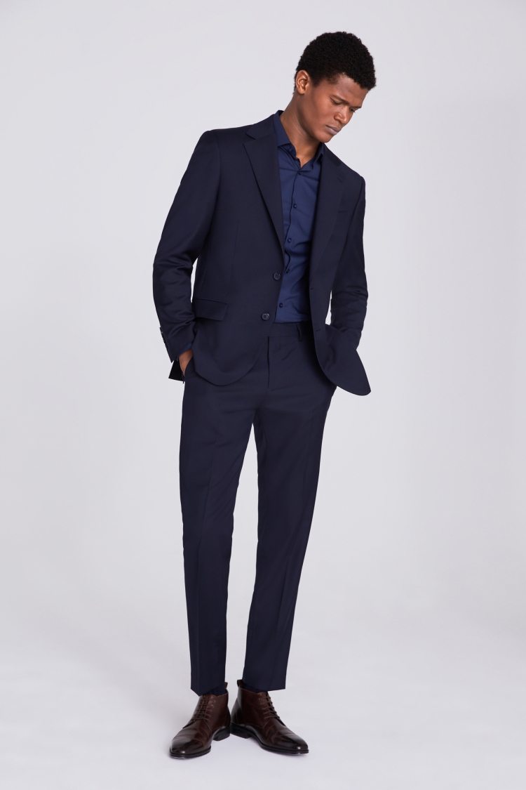 Tailored Fit Navy Jacket