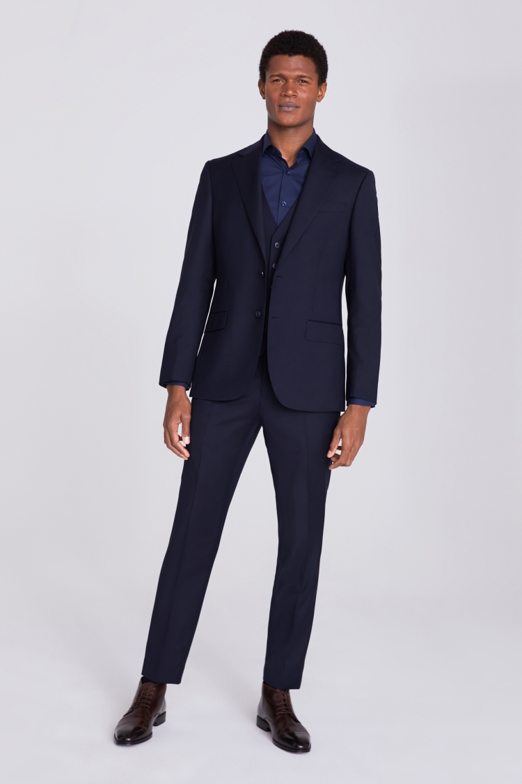 Tailored Fit Navy Jacket