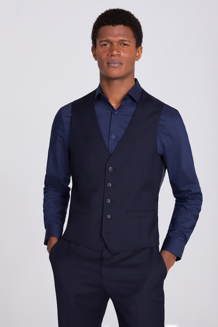 Tailored Fit Navy Jacket