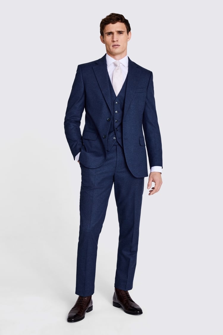 Navy Blue Three Piece Suit