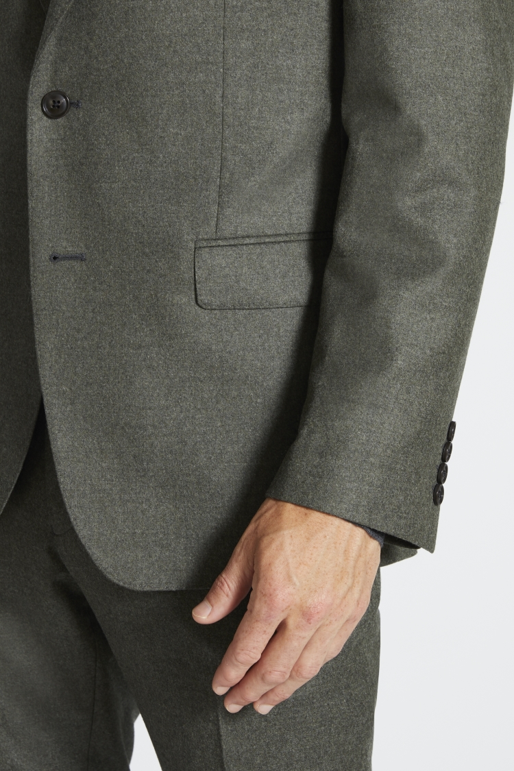 Italian Tailored Fit Green Suit