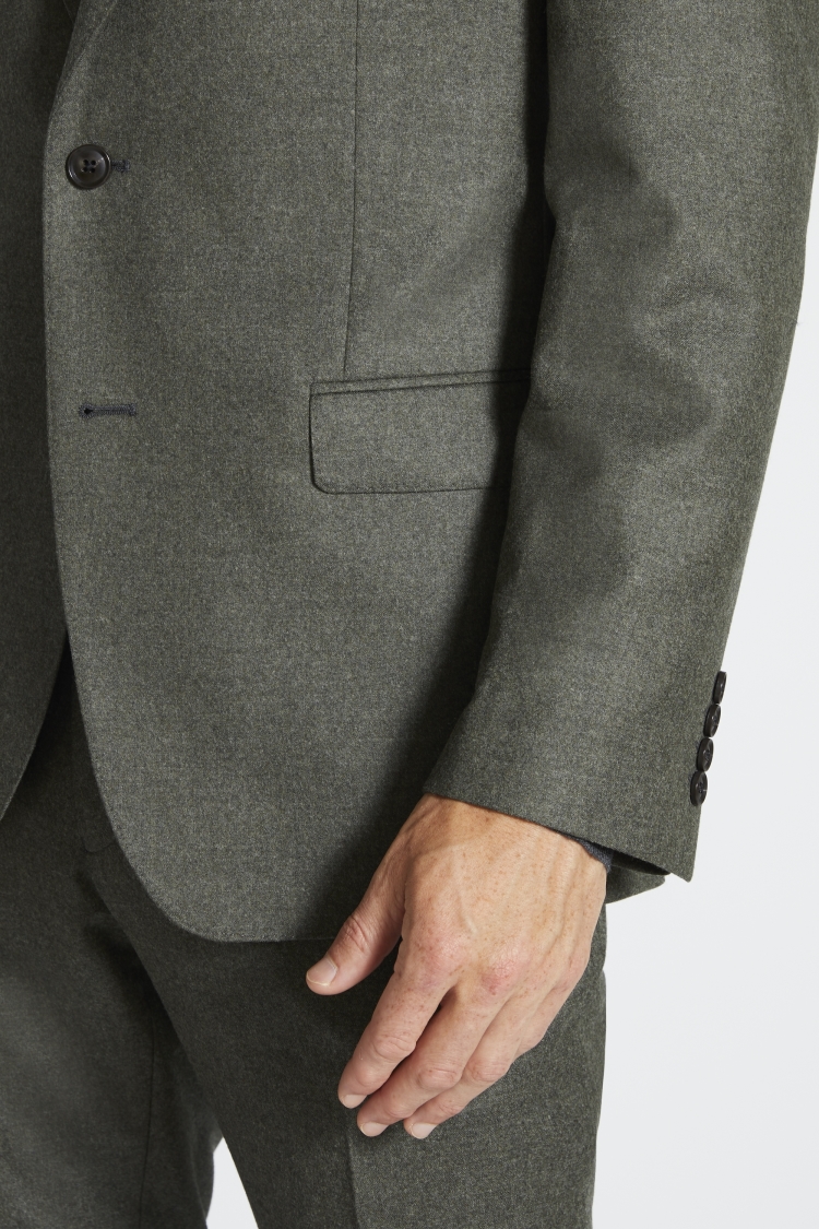 Italian Tailored Fit Green Jacket